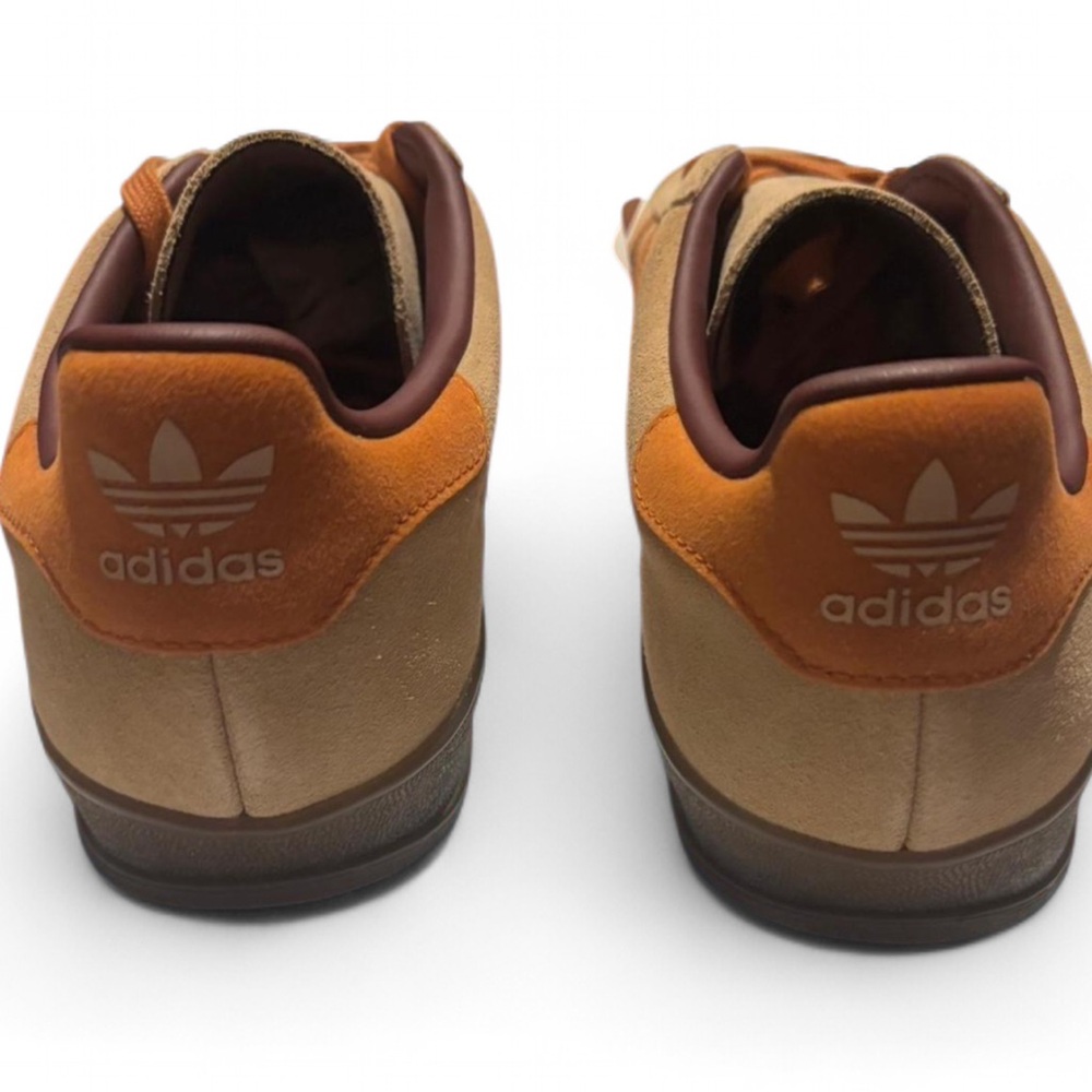 Adidas Gazelle Men's Beige and Rust Sneakers - Picture 4 of 6